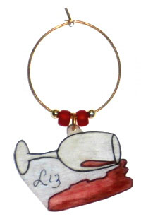 spilled wine wine charms